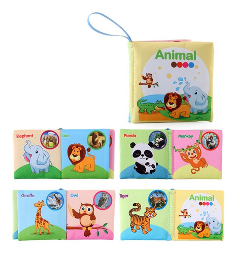 Libro Infantil Antirotura Aprende Ingles - Animales