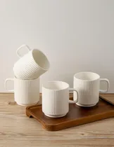 Comprar Tazas De Café De Cerámica Conjunto De 4, Tazas De Té Y Café 
