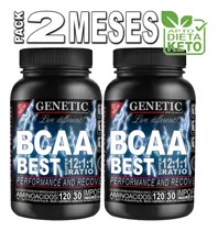 Comprar 2 Amino Bcaa 12:1:1 Leucina Isoleucina Valina Vit B6 Genetic