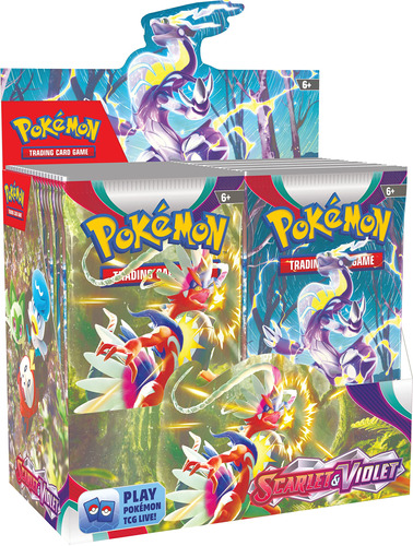 Caja Expositora Pokémon Tcg: Scarlet & Violet Booster (paque