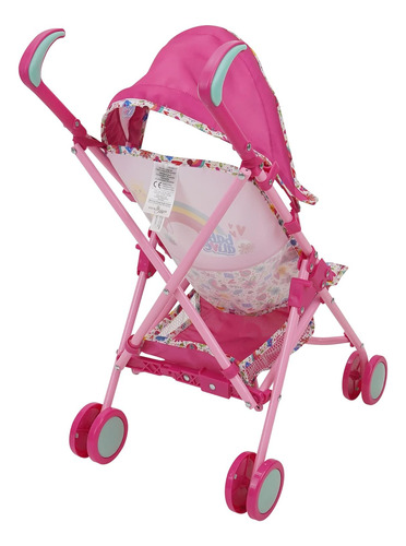 Peppa Pig Baby Alive: Cochecito De Muñeca - Rosa Y Arco I...