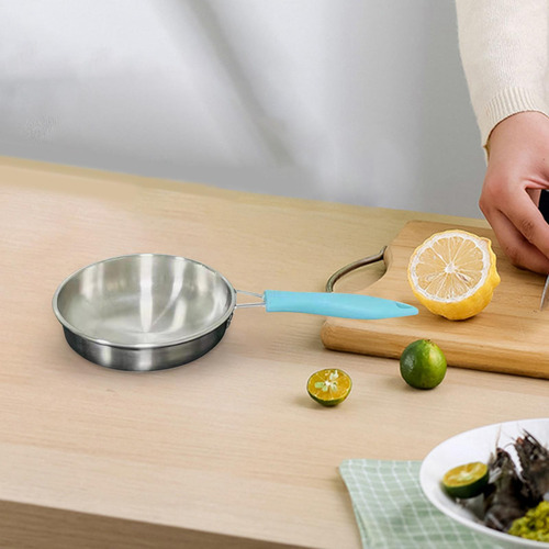 Sartén Utensilios De Cocina Cocina Con Tapa Y Sartén Azul