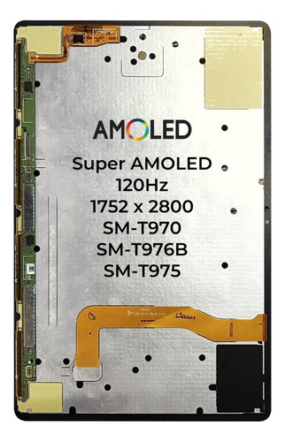 Pantalla Amoled For Samsung Galaxy Tab S7+ T970 T976b T975