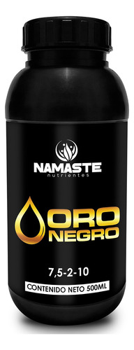 Namaste Oro Negro Fertilizante De Crecimiento Liquido 500cc