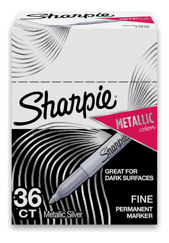 Marcadores Sharpie Set 36 U Silver