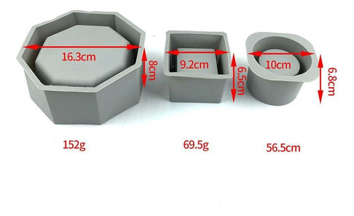3 Molds For Small Planters Molds For Plants
