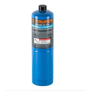 Cilindro De Gas Propano De 400 G, Azul, Truper 11913