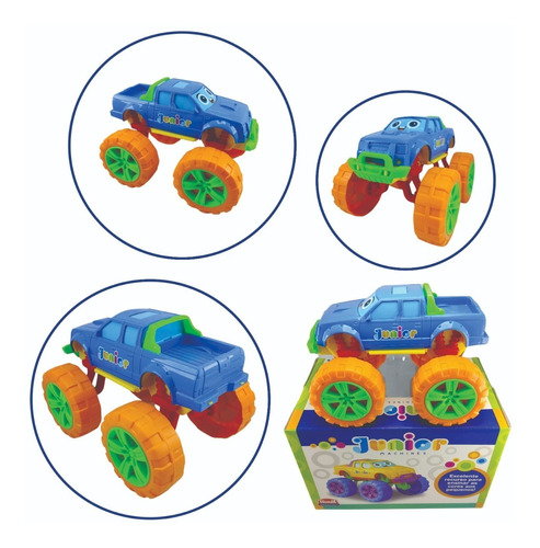 Imagem 1 de 10 de Coleção Brinquedos Carrinhos Pickup Trilha Aventura Infantil