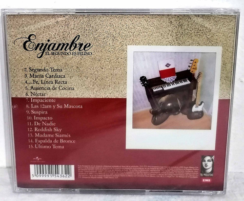 Enjambre El (segundo Es Felino) Cd Original Nuevo