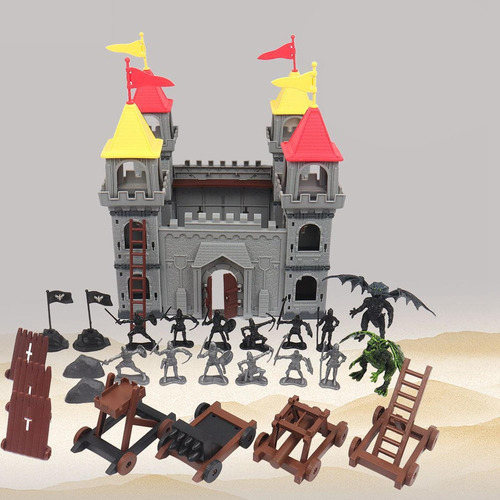 Conjunto De 19 Hombres Del Unids/set-juego De Castillo .