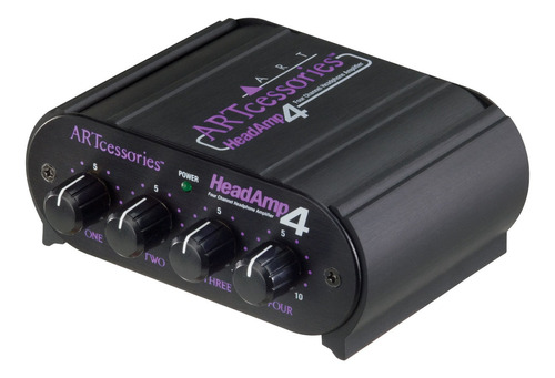 Art Pro Audio Headamp Amplificador De Audífonos De 4 Canales