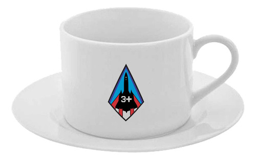 Taza Y Plato Desayuno Te Café Fuerza Aerea Cod A18