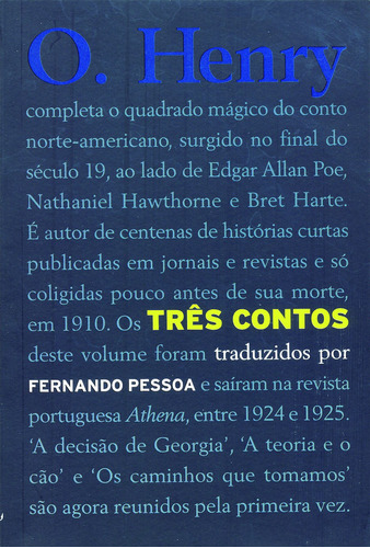 Três contos, de Henry, O.. Editora Cl-A Cultural Ltda, capa mole em português, 2008