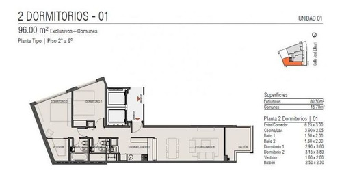 Imagen 14 de 15 de Venta Apartamento 2 Dormitorios En Gala Trend Punta Carretas