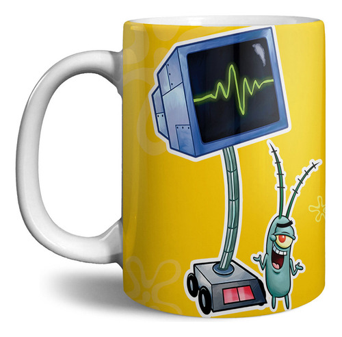 Taza Grande 15oz - Arenita Mejillas - Bob Esponja