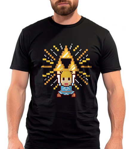 Playera Triforce Pixel Zelda