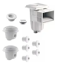 Comprar Kit De Empotrables Para Alberca Con 2 Dren Y 2 Desnatador