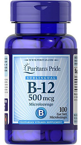 Puritano De Vitamina B-12 500 Mcg Sublingual-100 Wxwsm