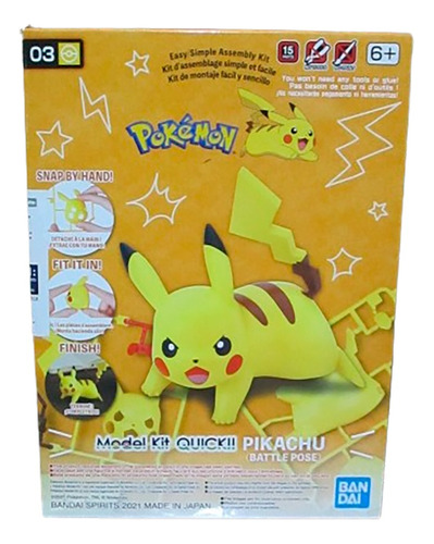 Figura Pokemon Pikachu Model Quick 03