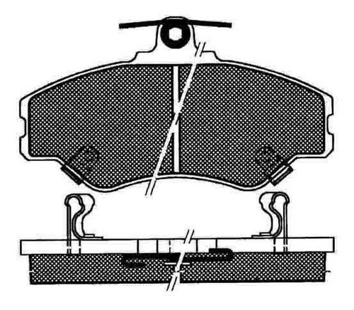 Pastilla De Freno Para  H100 2.5 D 95/96 Delantera