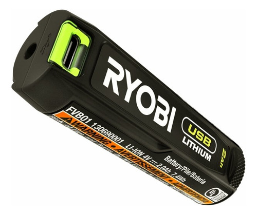 Ryobi Usb- C Carga Celular Batería Litium 3ah