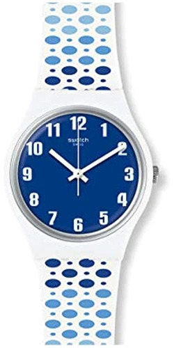 Reloj Swatch Para Hombre De Cuarzo Con Correa De Silicona, M