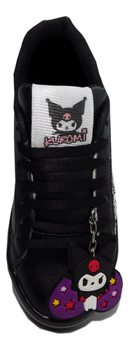 Tenis Urbano Kuromi Tema Hello Kitty Con Llavero De Regalo