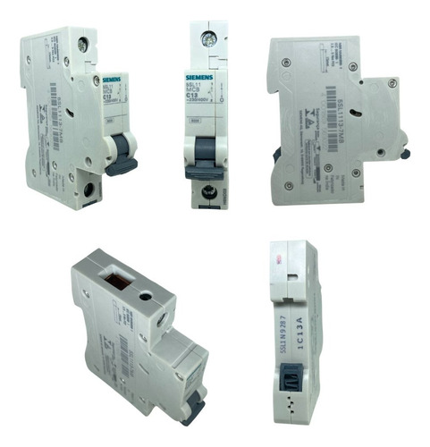 Disjuntor Unipolar 13a Curva C 5sl11137mb Siemens