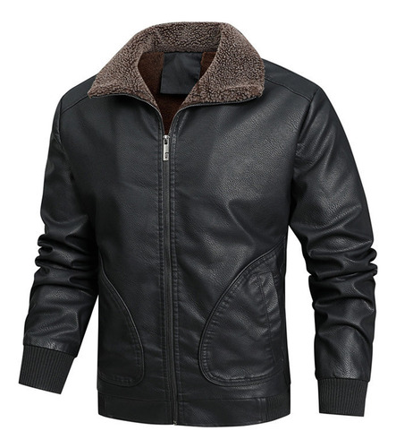 Abrigos Casuales De Invierno Para Hombre, De Piel De Manga L