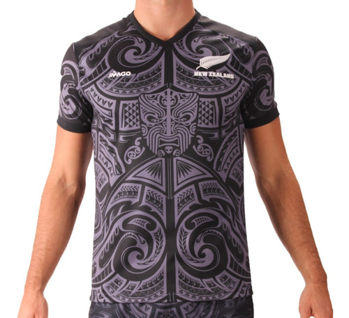 Camiseta De Rugby Niños Imago All Blacks Maori