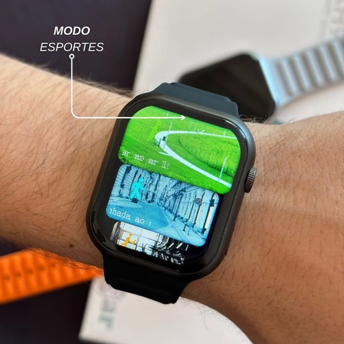 Xh9 Original 48 Mm Trava Pulseira Smartwatch Ios Android