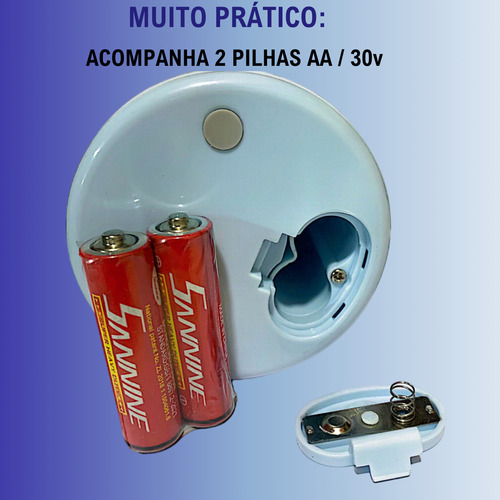 3u Apontador Elétrico A Pilha Lápis Comum C/ Depósito C/azul