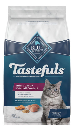 Blue Buffalo Tastefuls Hairball Control Natural Adult 7 Alim