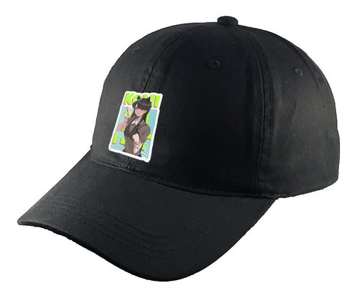 Gorra Clasica Algodón Negra Komi San Can't Communicate R171