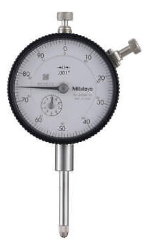 Mitutoyo 2416a-10 Dial Indicator,0 In To 1 In,white Zzc