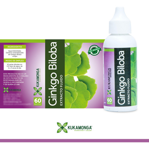 Extracto Fluido 100% Natural - 60 Ml Gikgo Biloba