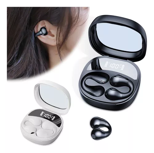 Comprar Nuevo auricular de conducción ósea Bluetooth 5,2 Clip en la oreja  pendiente auriculares inalámbricos auriculares deportivos gancho en la  oreja con micrófono