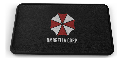Tapete Corporación Umbrella Logo Azul Baño Lavable 40x60cm