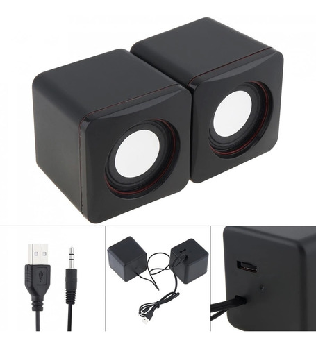 Mini Cornetas Usb Portatiles Speaker 2.0 Pc 6 Unidades