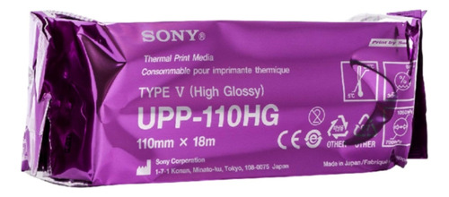 Papel De Ultrasonido Sony Upp 110hg (alta Densidad) 