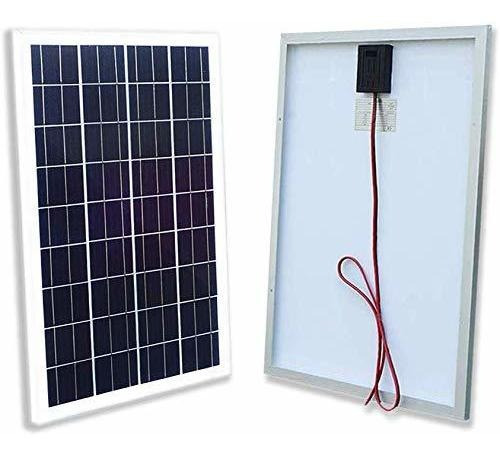 Eco-worthy - Cargador De Batería Con Panel Solar De 12 V