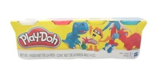 Play Doh Masa Original Paquete 4 Piezas Hasbro Pack 4 Botes