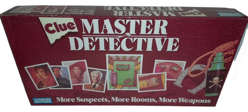 Clue Master Detective Juego De Mesa Parker Brothers