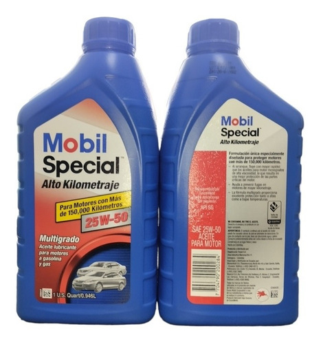 Aceite 25w50 Mineral Mobil