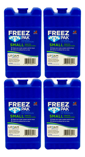 Freez Pak - Paquete De 4 Bolsas De Hielo Reutilizables Para