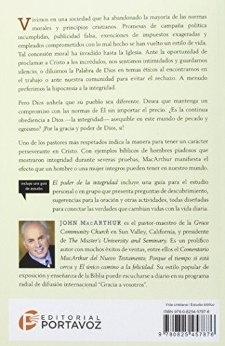 El Poder De La Integridad, John Mac Arthur, Portavoz