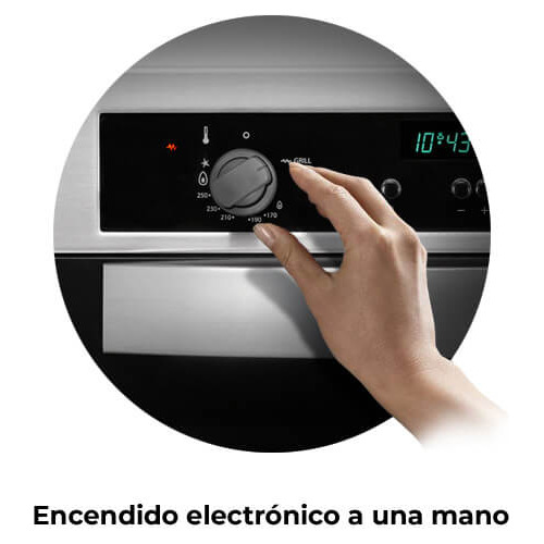 Imagen 5 de 11 de Horno A Gas Touch Longvie H6900g Grill Eléctrico De Empotrar
