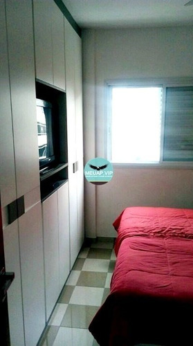 Imagem 12 de 28 de Apartamento Para Venda Com Vista Para O Mar No Embaré - Santos - Em119 - 32392906
