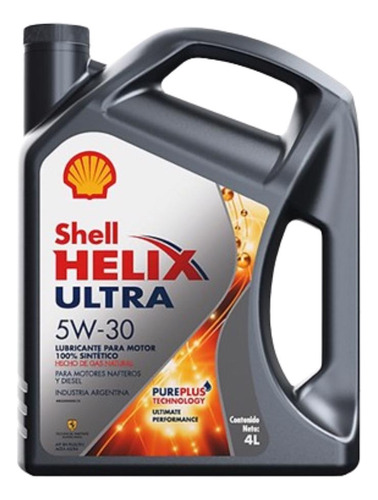 Aceite Motor Shell 5w30 Helix Ultra 4x4 Sintetico 4lts X3