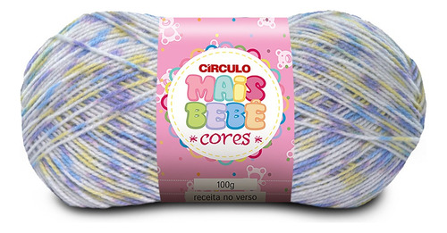 Lã Mais Bebê Círculo 100g - Imediato Cor 9376 - Jardim De Iância